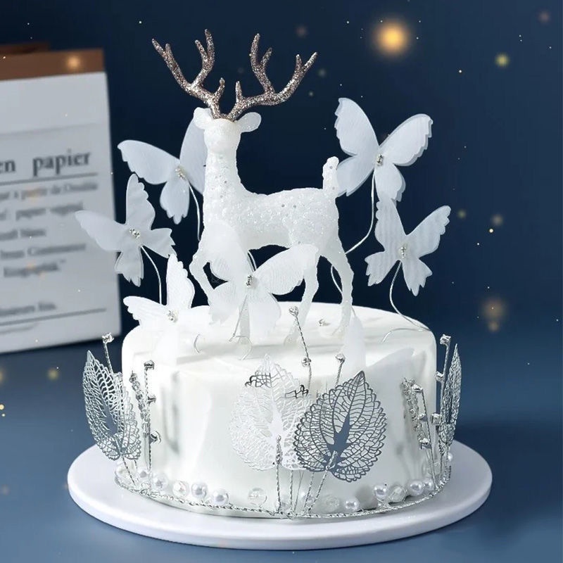 Phụ Kiện Trang Trí Bánh Kem Chủ Đề Giáng Sinh Dễ Thương