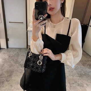 Set váy tay phồng tiểu thư