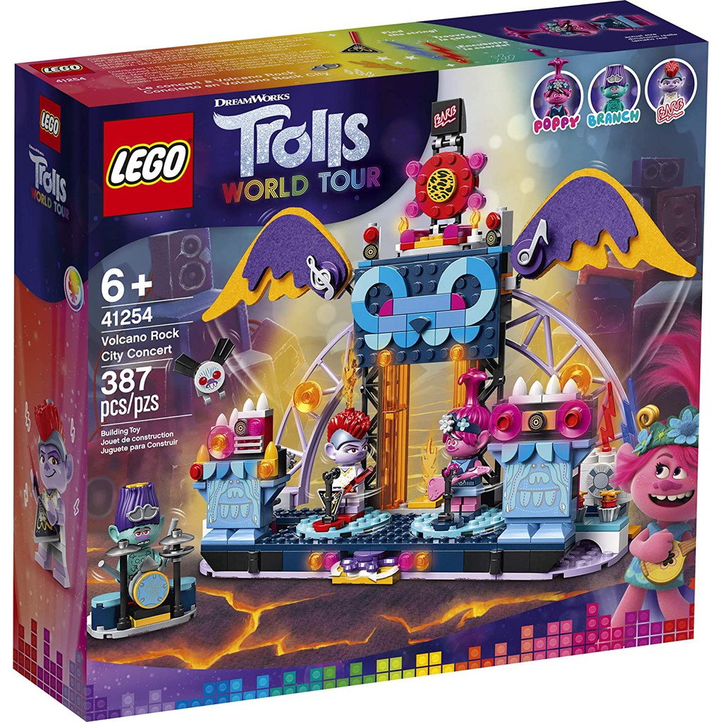 Đồ Chơi LEGO Trolls 41254 - Sân Khấu Ca Nhạc Núi Lửa