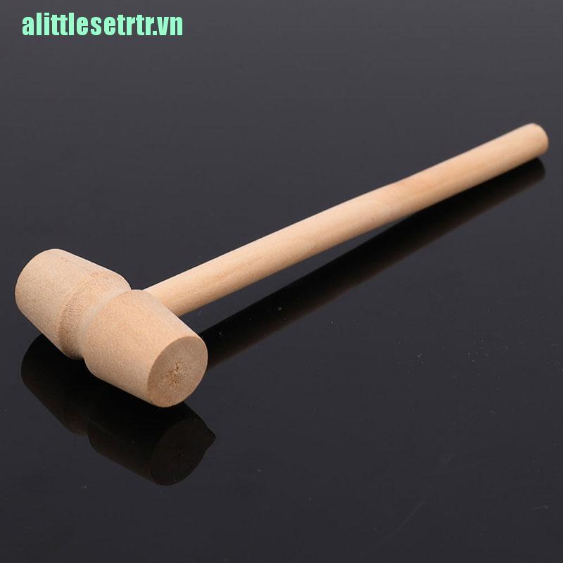 Set 10 búa gỗ đồ chơi mini thay thế dễ thương