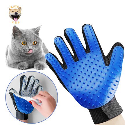 Găng tay chải lông vệ sinh cho chó mèo