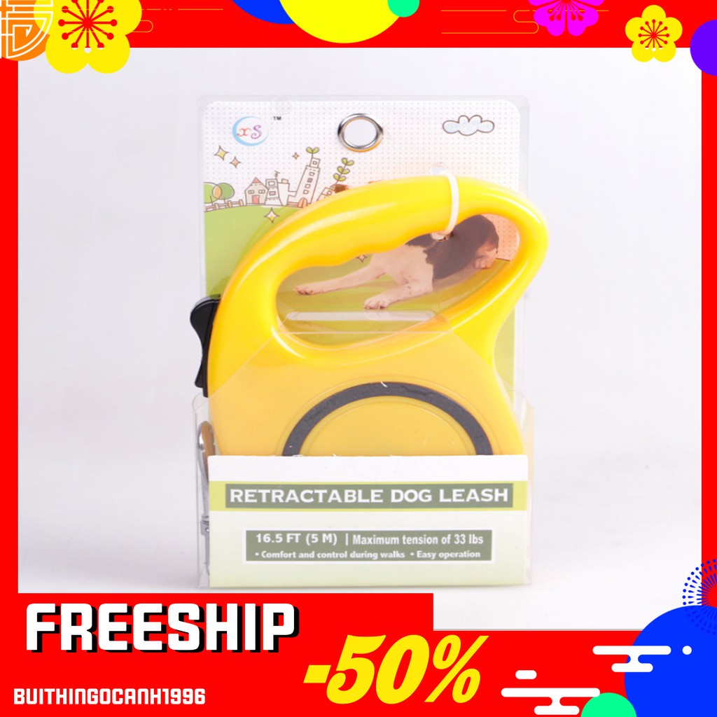 (A006) DÂY DẮT TỰ ĐỘNG HÀNG XỊN CHO CHÓ,MÈO