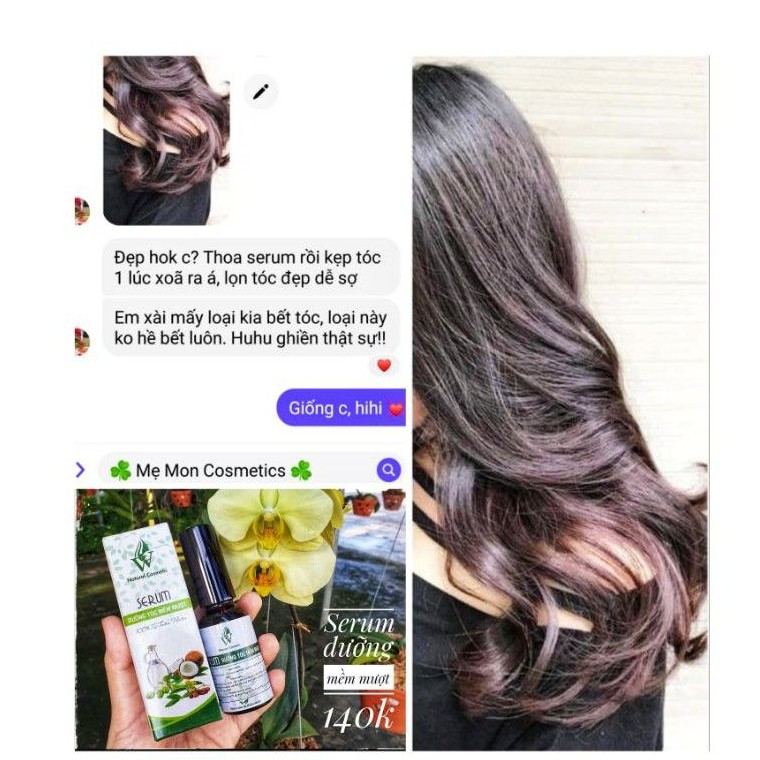 TINH DẦU SERUM dưỡng tóc mềm mượt, giữ nếp tóc uốn, phục hồi đuôi tóc khô xơ, chẻ ngọn | BigBuy360 - bigbuy360.vn