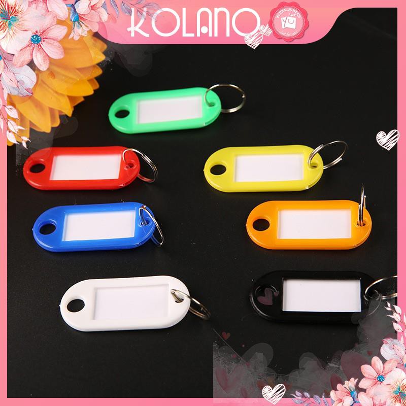 Móc khóa EDC KOLANO móc chìa khóa ghi chú, ghi tên, đánh dấu chìa khóa, vali, balo nhiều màu tiện dụng HG-001115