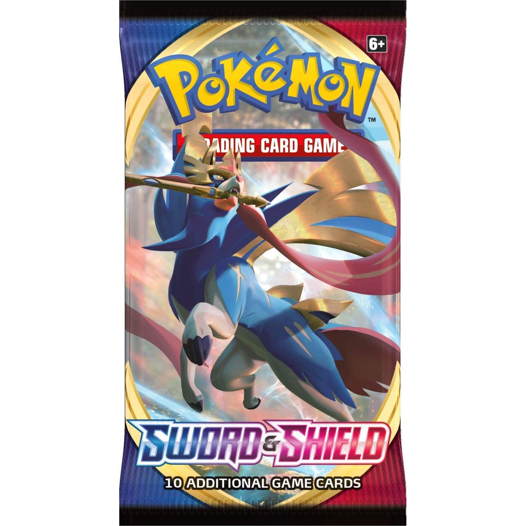 Thẻ bài Pokemon TCG: Sword & Shield Booster Pack (Hàng chính hãng)