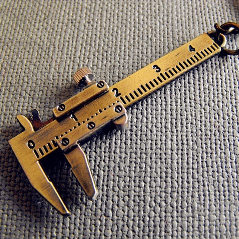 Móc khóa hình thước Vernier đa năng