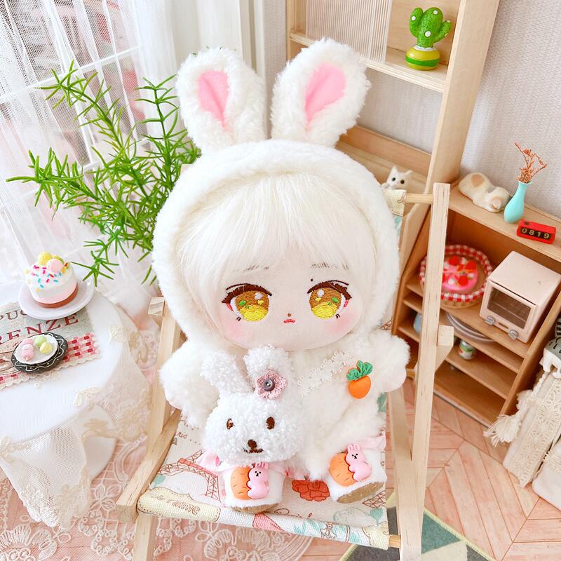 Thỏ Nhồi Bông 20CM Thay Thế Cho Búp Bê JIMIN LISA SANA