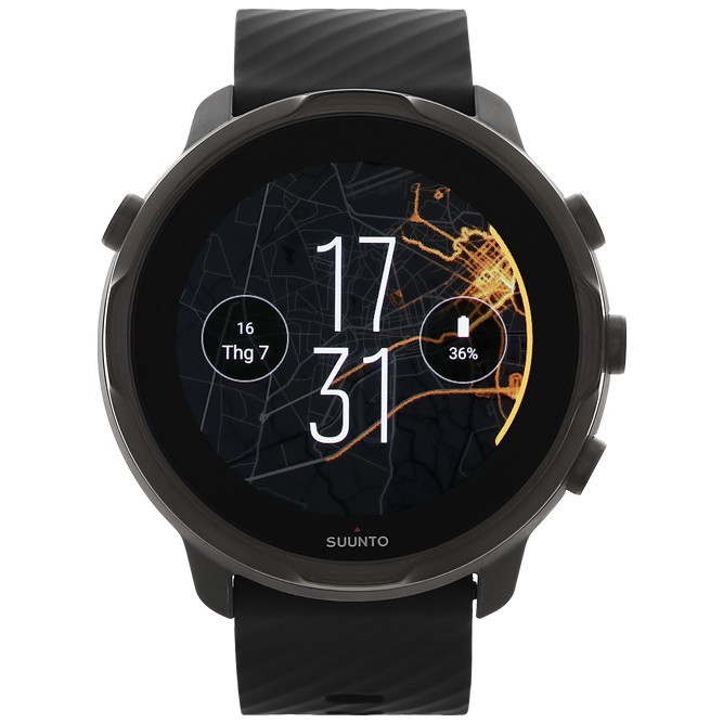 Đồng hồ thông minh Suunto 7 kháng nước 5ATM theo dõi nhịp tim màn hình AMOLED 1.97&quot; - Chính hãng BH 24 tháng