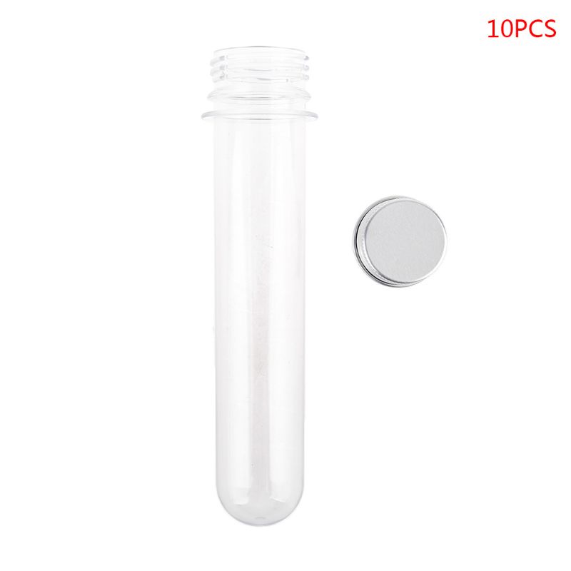 Bộ 10 Bình Nhựa Trong Suốt Với Nắp Dung Tích 40ml Tiện Dụng