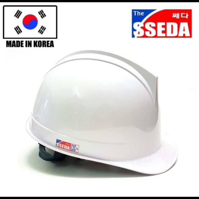Mũ bảo hộ ssenda hàn quốc màu trắng