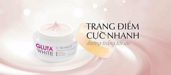 Kem Trang Điểm CC Nhung Lụa Gluta White - CC - Silk Make Up