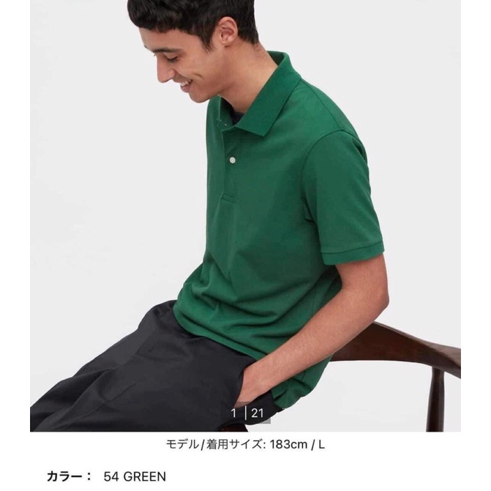 Áo polo nam U.ni.qlo mẫu 2022 Nhật bản