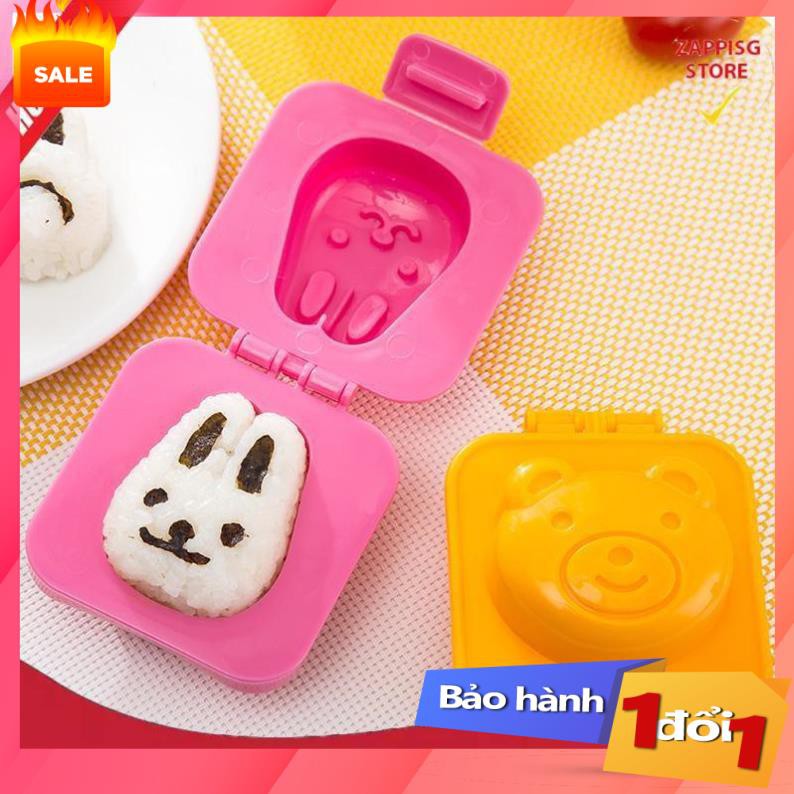 Khuôn làm bánh, Bộ 6 khuôn làm cơm, thạch cho bé - Bảo hành 1 đổi 1