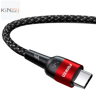 Cáp Sạc Nhanh Fonken 5a 40w Type-C Dài 1m Cho Samsung Huawei Xiaomi