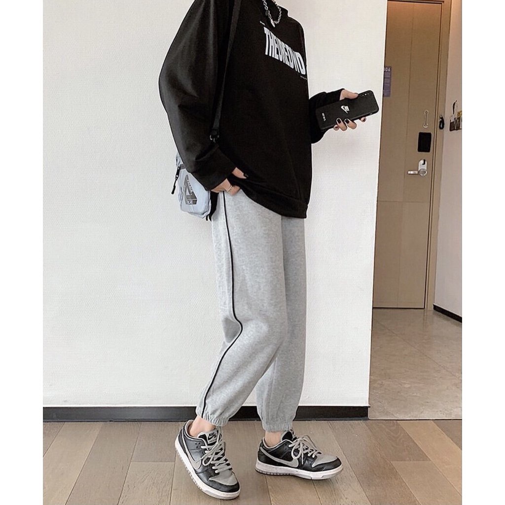 Quần Jogger Mí form Unisex cho cả nam và nữ 40-60kg