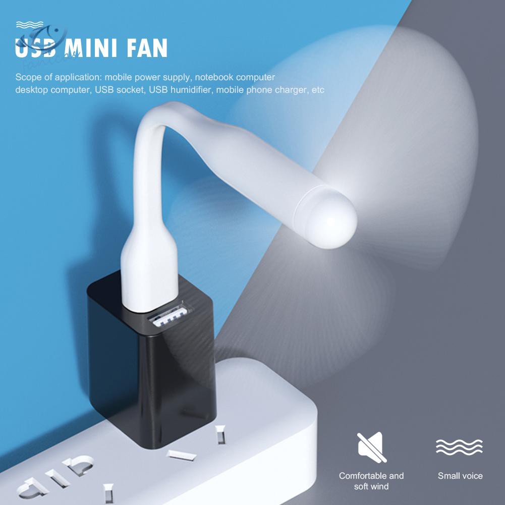 Quạt Usb Linh Hoạt Cho Sạc Dự Phòng Máy Tính
