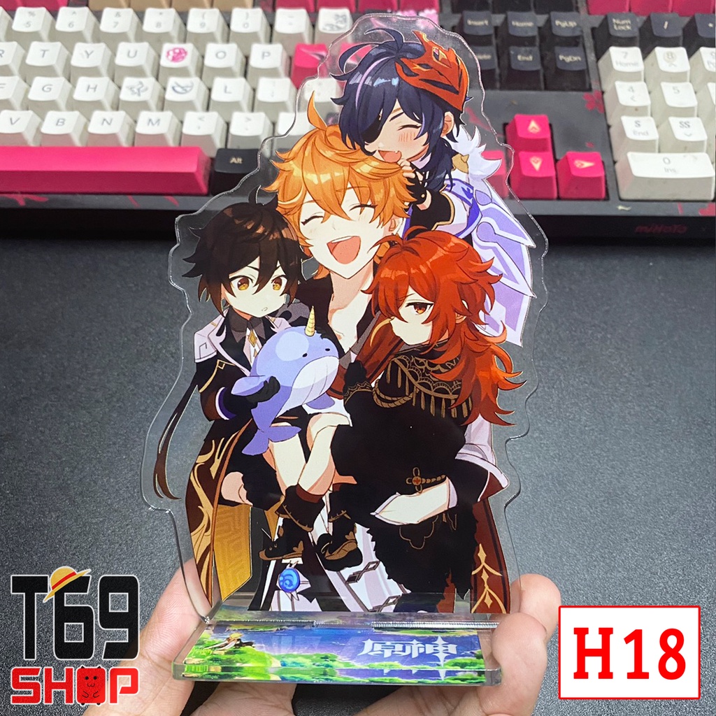 [28 mẫu] Tượng Standee mica game Genshin Impact - Mẫu 3