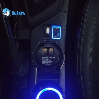 Cốc sạc nhanh qc 3.0 cho xe hơi toyota