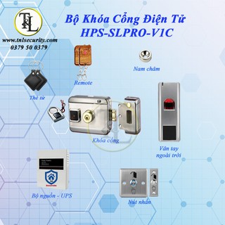 Bộ khóa cổng điện tử hps-slpro-v1c