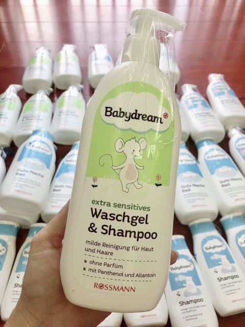 SỮA TẮM GỘI BABYDREAM 500ml