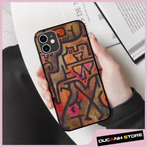 Ốp lưng iphone SAMSUNG Biểu Hiện Trừu Tượng Màu Đỏ Klee hoạ tiết  cho các dòng iPhone PAP20211070