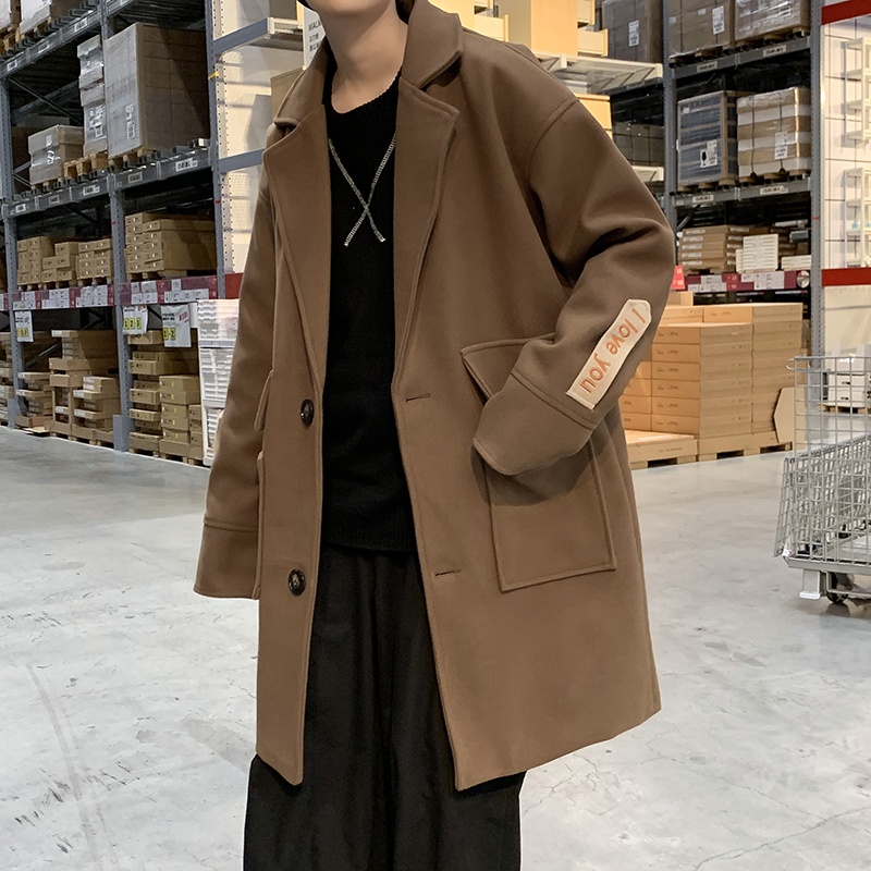 Áo khoác dạ nam dáng dài phong cách hàn quốc trẻ trung hàng cao cấp chất dạ không xù lông