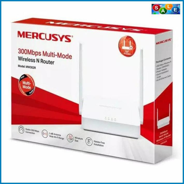 Thiết Bị Phát Sóng Wifi Không Dây Mercusys Mw302r 300mbps 2 Ăng Ten