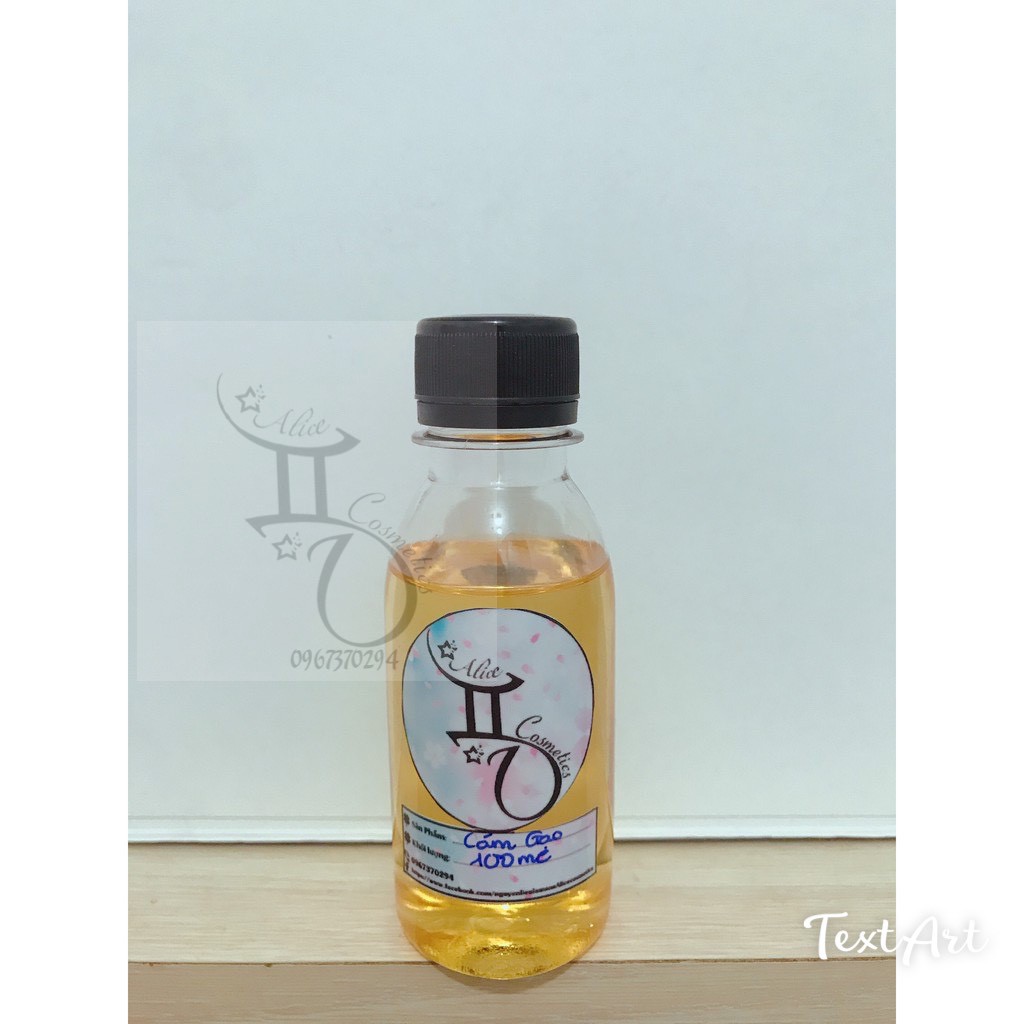 100ML Dầu cám gạo nguyên chất [FREESHIP]_Nguyên liệu làm mỹ phẩm handmade_Dầu dưỡng nguyên chất làm đẹp_Giá rẻ