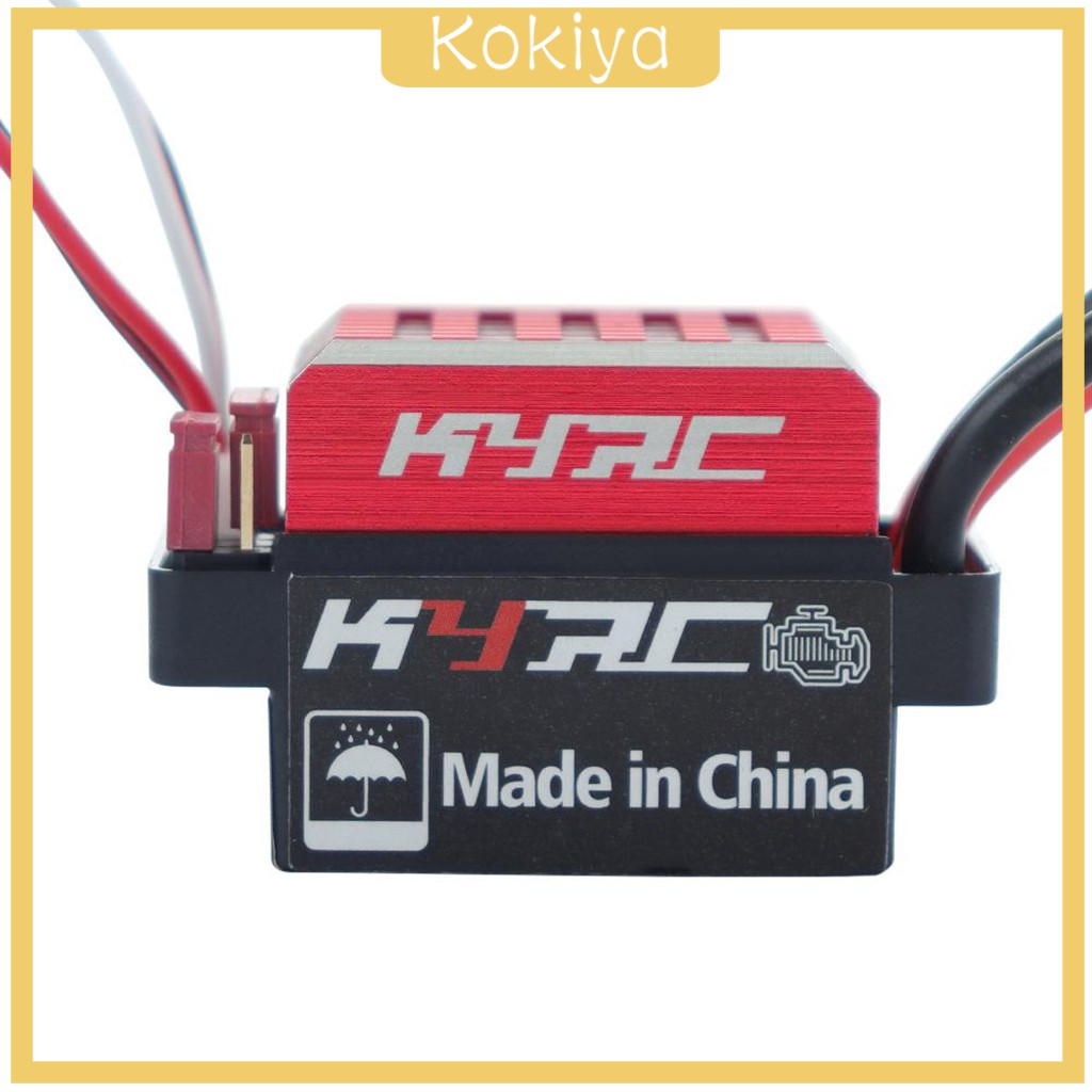 Bộ Điều Khiển Tốc Độ Động Cơ Chổi Than ESC 60A Cho Tàu Thuyền Điều Khiển Từ Xa 1 / 10