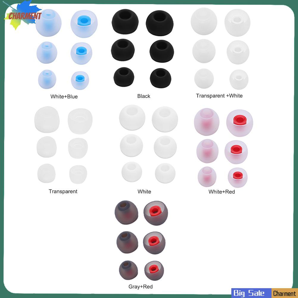 Set 6 Nút Silicone Thay Thế Cho Tai Nghe Kz Lz A4 Dz9