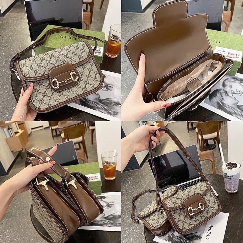 [Fullbox nguyên seal] Túi Xách Hà Hồ Kẹp Nách cao cấp lót nhung chuẩn QC xịn - Đủ 3 Size: size 18 - size 21 - size 25
