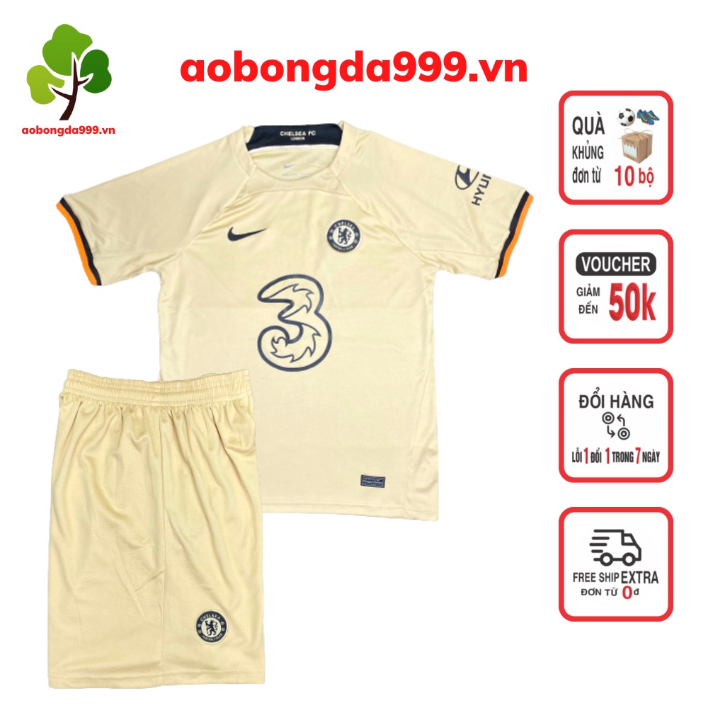 Áo quần đá bóng đá banh set bộ đồ quần áo thể thao đá bóng clb Chelsea hot nhất vải cao cấp