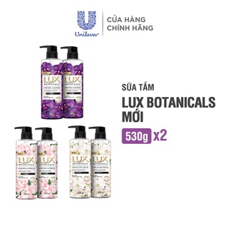 Combo 2 Sữa tắm nước hoa thơm Lux Botanicals (530g/chai)