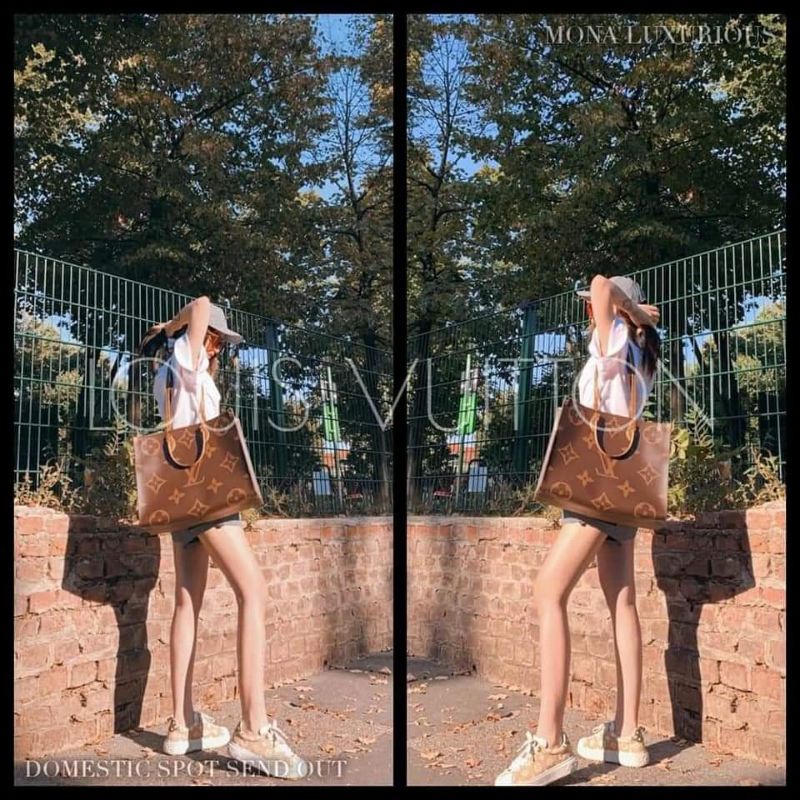 túi onthego siêu to size 36 41 lv chuẩn xịn nặng tay