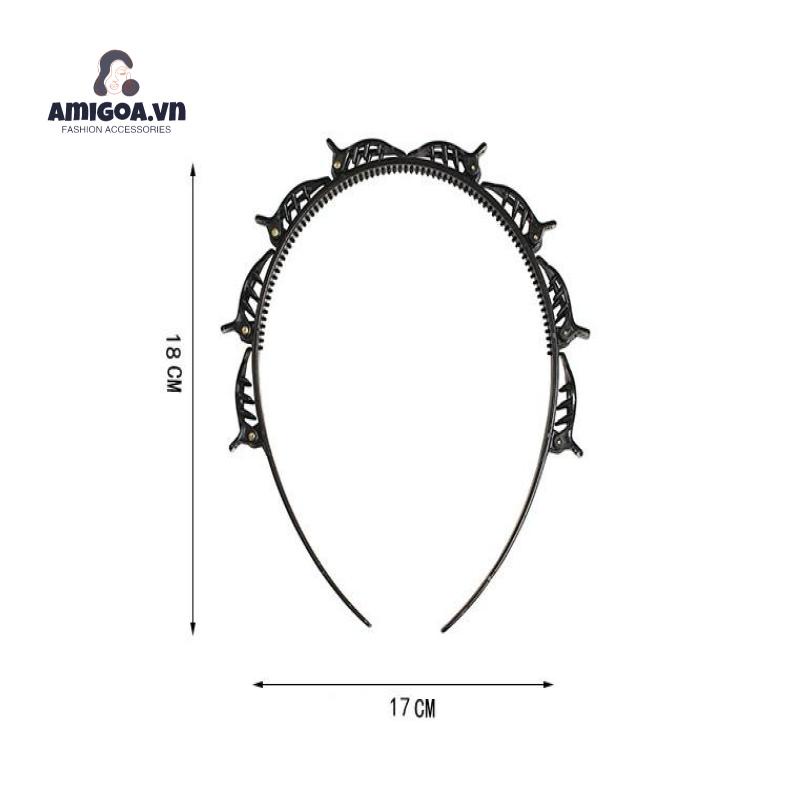 Băng Đô Cài Tóc Nhiều Lớp Thời Trang Sành Điệu Cho Nữ