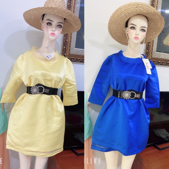 Đầm dáng suông màu  trơn  combo 30