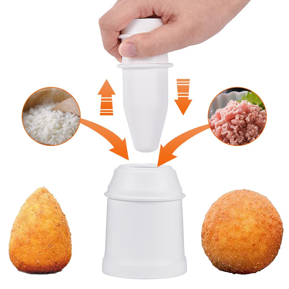 Khuôn Làm Cơm Nắm / Sushi Dạng Nhấn Sáng Tạo DIY