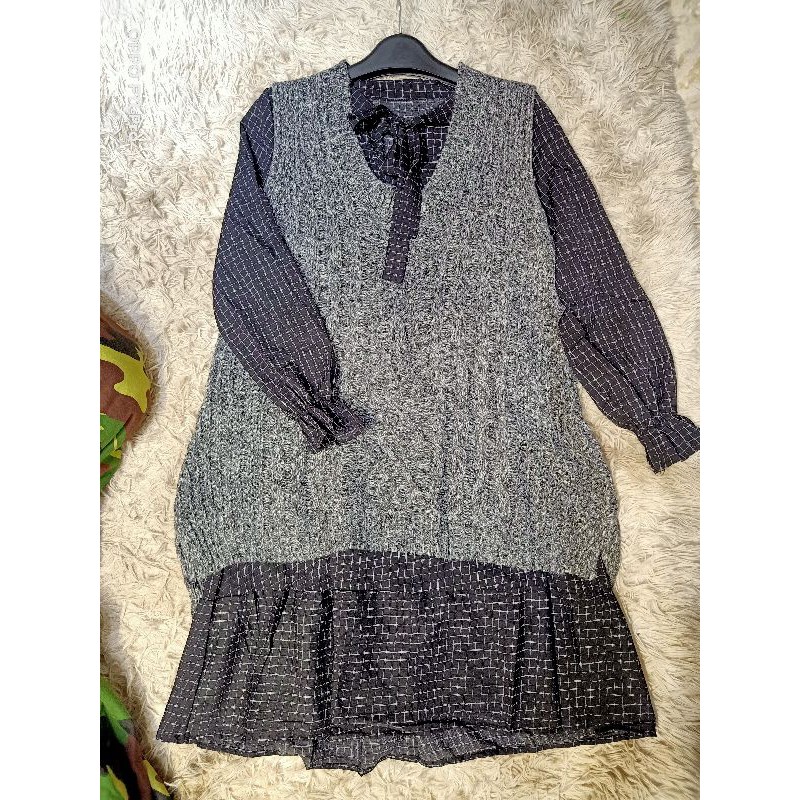 Sét váy kèm gile len siêu hot | BigBuy360 - bigbuy360.vn