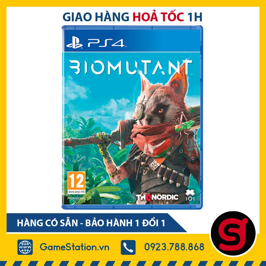 Đĩa Game PS4: Biomutant - New Seal
