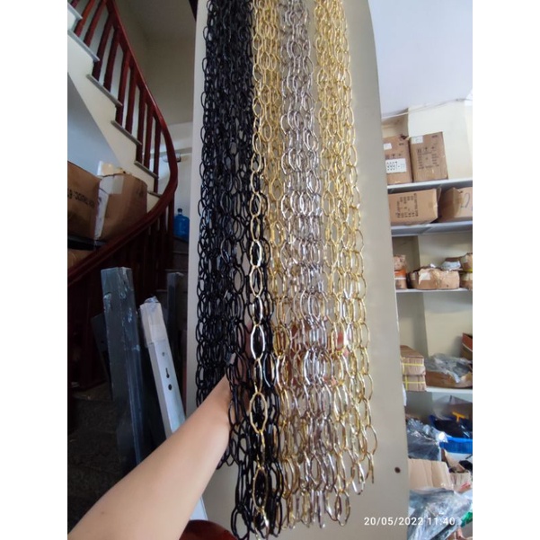 Dây móc xích treo quần áo,dài 1m,phụ kiện thời trang