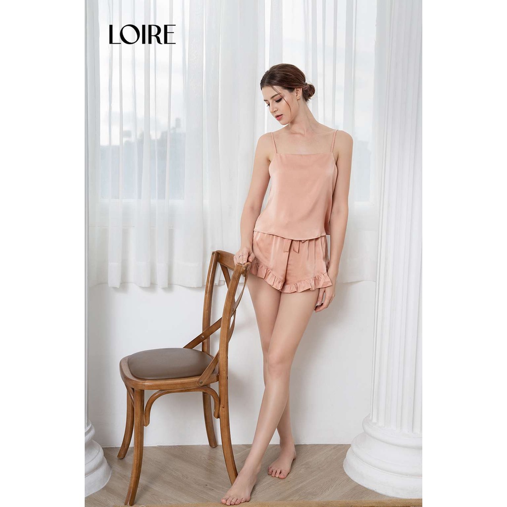 [Mã 44FASHIONSALE1 giảm 10k đơn từ 50k] Bộ Đồ Ngủ Nữ Mùa Hè Cao Cấp Loirechic BDN03 -1