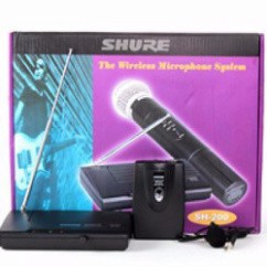 Mic không dây Shure SH200 – Mic hat karaoke không dây cầm tay, phủ sóng cao