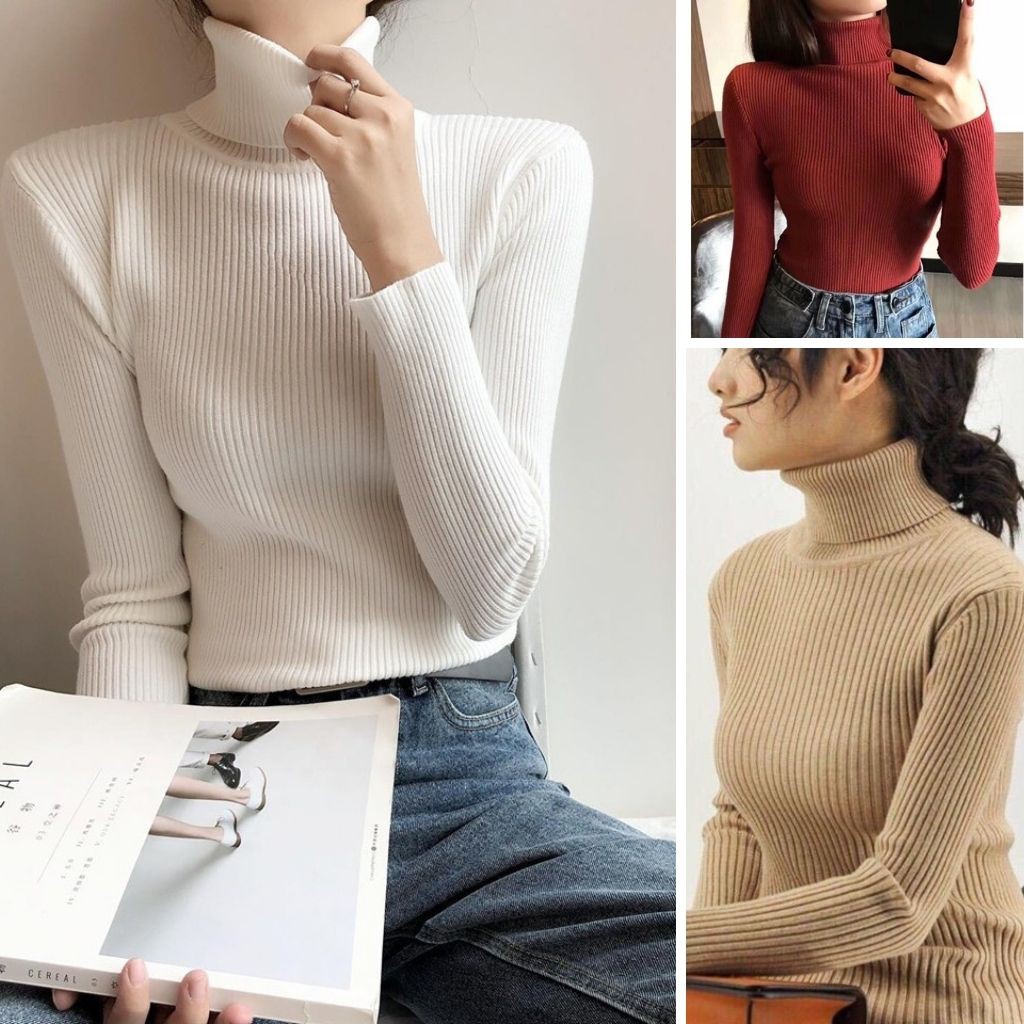 Áo Len Tăm Cổ Lọ Loại 1 PK06 🌸FREESHIP🌸Len Mềm Mịn Siêu Ấm - PK's House (Ảnh thật trải sàn do shop tự chụp) | BigBuy360 - bigbuy360.vn