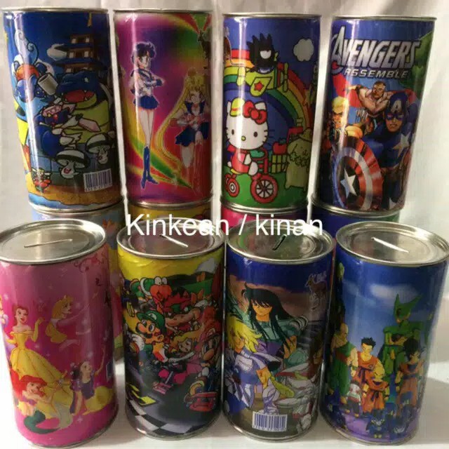 Ống Heo Tiết Kiệm Hình Canned Xinh Xắn