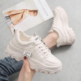 Giày sneaker nữ phong cách hàn quốc, tăng cao 5cm