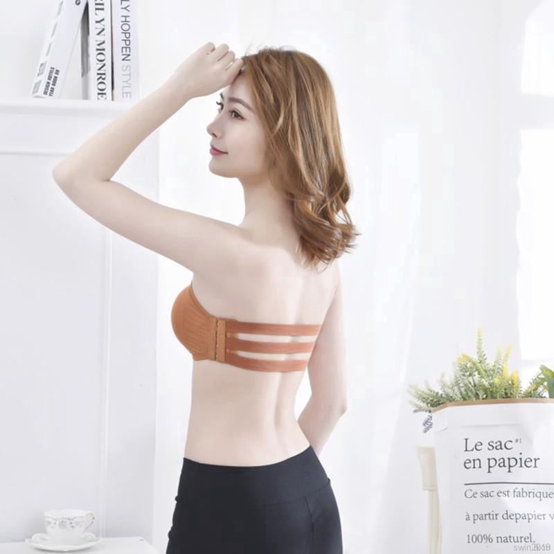 Áo ngực một mảnh trơn màu có đệm nâng ngực gợi cảm