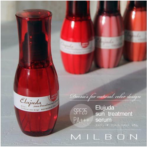 Dưỡng tóc chống nắng 𝗘𝗹𝘂𝗷𝘂𝗱𝗮 𝗦𝘂𝗻𝘁𝗿𝗲𝗮𝗿𝗺𝗲𝗻𝘁 MILBON 𝗦𝗣𝗙𝟮𝟱+++