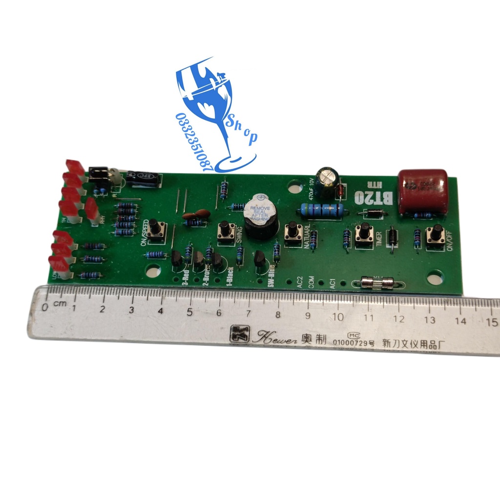 [FreeShip] [Ảnh thật] bo mạch quạt Hitari nhận tín hiệu điều khiển zin  shopgiadungluongyen