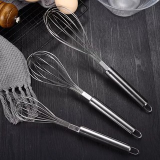 Phới lồng đánh trứng inox cứng 25cm
