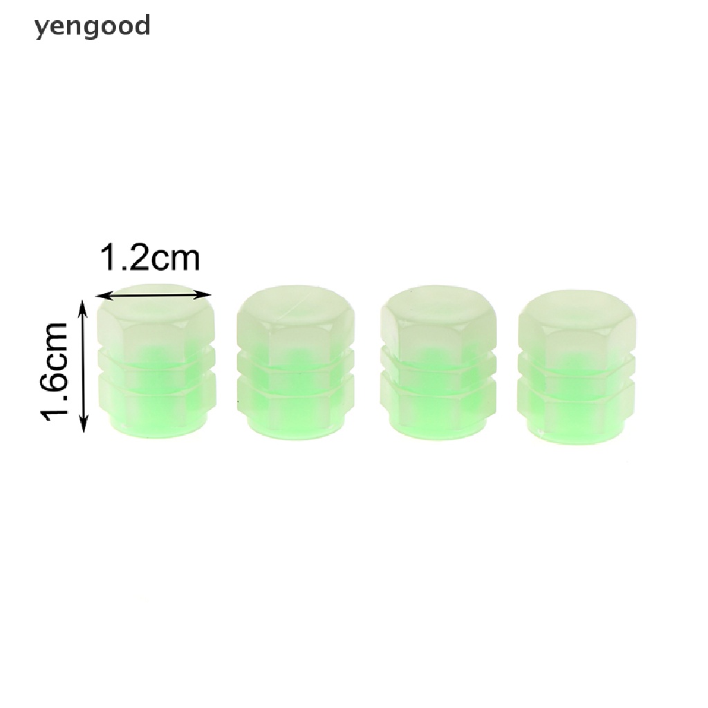 Nắp Van Bánh Xe Hơi Màu Dạ Quang Độc Đáo